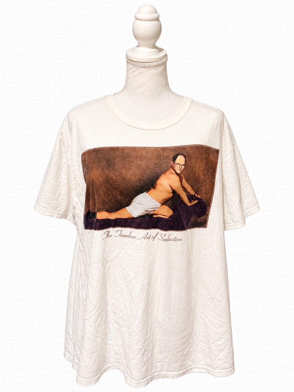 George Costanza The Timeless Art of Seduction Seinfeld T-Shirt L